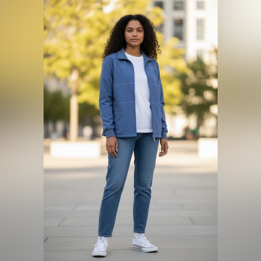 *30off3* New Balance Zip Up Lightweight sweatshirt with pockets.